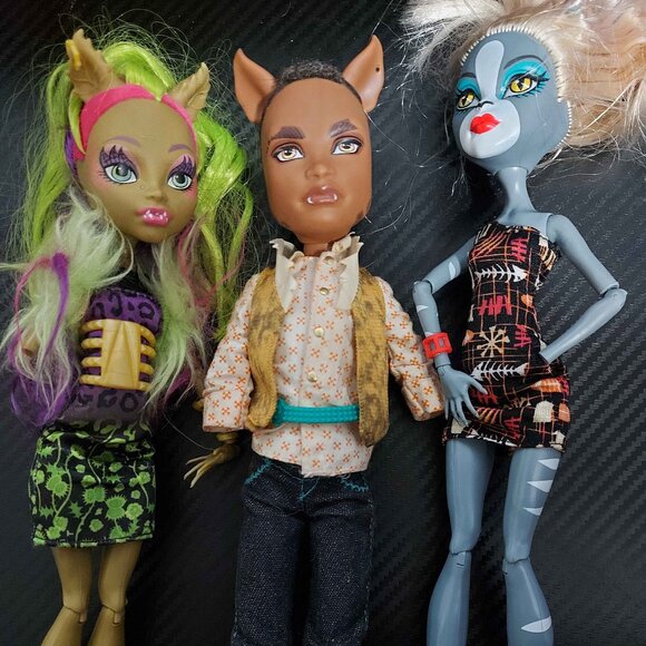 Monster High TLC lot (Clawd, Clawvenus, and Meowlody) - Picture 1 of 7